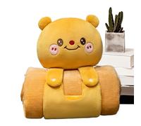 Capybara - - Soft Kids Mat, Plush Toy Pillow | Cute Capybara Shaped Sleeping Mat for Kids, Comfortable Gift for Christmas or Valentine's Day, Kids Cozy Toy and Pillow Combination