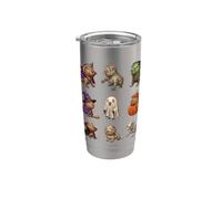 Capybara Spooky Witch Zombie Mummy Skeleton Halloween Ghost Stainless Steel Insulated Tumbler
