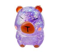 Capybara Squeeze Toys, Adorable Desk Companion, 7x4.5x4.5cm, Glitter Capybara Squeeze, Fidget Toys Animal Balls, Compact And Lightweight, For Kids Teens Adults Students Workers