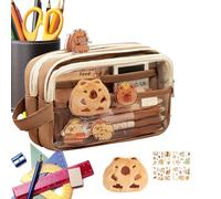 Capybara Stationery Case - 25Cm Transparent Pencil Case, Desk Organizer With Capacity, Cute Art Storage Holder | Portable Capybara Bag For School Office Travel Supplies Organize