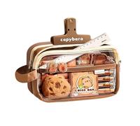Capybara Stationery Set - 25x15cm Large Capacity Pencil Case | Aesthetic Pencil Case | Cute Animal Zipper Pouch | for Students Journal Writers Animal Lovers Teenagers Collectors Artists Study