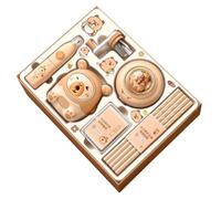 Capybara Stationery Set - 27.9 x 20.3 x 7.6 cm ABS Desk Set, Electric Eraser, Manual Pencil Sharpener | Learning For Elementary Students, Middle School Classroom , Accessories