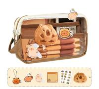 Capybara Stationery Set, Multi Layer Capybara Pencil Case Kids School Gift
