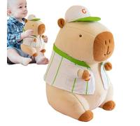 Capybara Stuffed Animal,Capybara Toys | Character Design Huggable Collection for Stress Reduction Mental Health Support Travel Companion Birthday Holiday