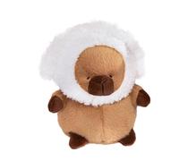 Capybara Stuffed Animal - Cozy and Cute Soft Capybara Plushie; 15.7-inch Wild Animal Plushie for Christmas, Birthdays, and Pillow Stuffed Animals