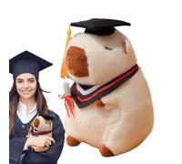 Capybara Stuffed Animal - Cute Plush Doll, Cozy Hug Toy | Cute Brown Capybara Hug Pillow, Adorable Furry Throw Buddy for Kids Travel Bed Shelf Couch Nursery Classroom Decor Naptime Toddler Sofa