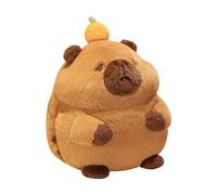 Capybara Stuffed Animal - Toys with Orange Hat, Novelty Stuffed Side Pockets, Soft Pillow with Adorable Design, Kids Toy, Premium Material for Birthday Children Home Decoration