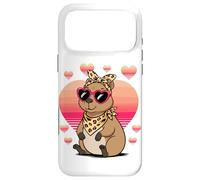 Capybara Sunglasses Valentines Day Case for iPhone 17 Pro Max