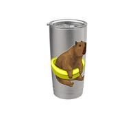 Capybara Swimming Inflatable Float Summer Stainless Steel Insulated Tumbler