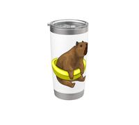 Capybara Swimming Inflatable Float Summer Stainless Steel Insulated Tumbler
