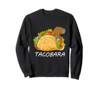 Capybara Taco Pun Funny Mexican Food Animal Tacobara Sweatshirt