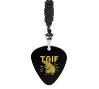 Capybara TGIF Guinea Pigs Fashion Guitar Picks Necklace Music Jewellery Personalized Pendant