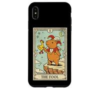 Capybara The Fool Tarot Card Funny Jester Juggling Case for iPhone XS Max