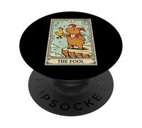Capybara The Fool Tarot Card Funny Jester Juggling PopSockets Adhesive PopGrip
