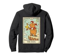 Capybara The Fool Tarot Card Funny Jester Juggling Pullover Hoodie