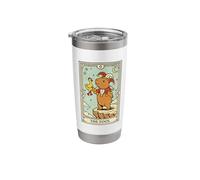 Capybara The Fool Tarot Card Funny Jester Juggling Stainless Steel Insulated Tumbler