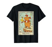 Capybara The Fool Tarot Card Funny Jester Juggling T-Shirt