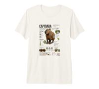 Capybara The Worlds Largest Rodent Facts Premium T-Shirt