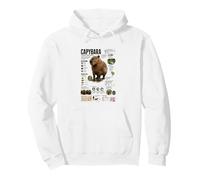 Capybara The Worlds Largest Rodent Facts Pullover Hoodie