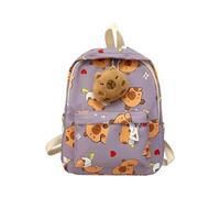 Capybara Themed Backpack For Students Spacious And Delicate School Bag Book Bags Suitable For Outdoor Adventures Fun Character Backpack For Children