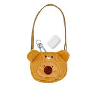 Capybara-Themed Shoulder Bag, Diagonally Stuffed Animal Purse, Cute Backpack Plush, Novelty Fun, Adjustable Plush Bag, Animal Shaped Wallet for Keys, Phones, Coin, Change, Card for Women Girls