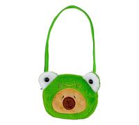 Capybara-Themed Shoulder Bag, Diagonally Stuffed Animal Purse, Cute Backpack Plush, Novelty Fun, Adjustable Plush Bag, Animal Shaped Wallet for Keys, Phones, Coin, Change, Card for Women Girls