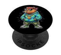 Capybara Thug Capybara Gangster Capybara Gangster Life PopSockets Adhesive PopGrip