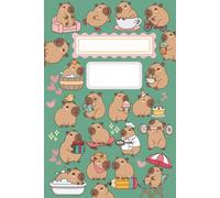 Capybara Tide Whimsy: Sea Green Pastel Notebook for Journaling, Doodling, and Everyday Notes: Cute Kawaii Journal with Matte Softcover and 120 Lined ... Creatives, Animal Fans, and Gentle Planning