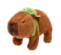 Capybara Toy - Animated Character For Creative roleply, minimalst Animal Aesthetic Design, 8cm Width Profile, 13cm Vertical Height, Durable Soft Touch Textile- For Kids & Birthday Gifting