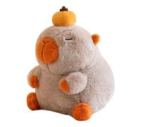 Capybara Toy, Capybara Squishy, 13.78 Inches Soft Stuffed Animal with Persimmon on Head, Plushy Toys, Cute Pillow Doll, Adorable Plush for Girls Boys, Perfect Presents and Cuddle Buddy