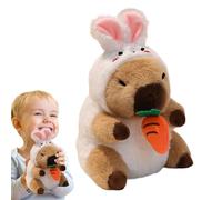 Capybara Toy, Cute Capybara PP Cotton Stuffed Animal Plush Toy, Soft Huggable Decorative Throw Buddy, Adorable Cuddly for Bedroom, Couch, Sofa, Nursery, Home Decor, 20cm