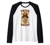 Capybara Trick or Treat Devil Angel Playing Card Player Raglan Baseball Tee