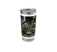 Capybara Turtle Ramen Eating Chopsticks Urban Night Stainless Steel Insulated Tumbler