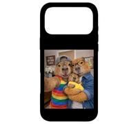 Capybara Two Moms Life Selfie Mother's Day Newborn Queer Mom Case for iPhone 17 Pro Max
