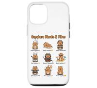 Capybara Types of World Wildlife Enthusiast Funny Animal Case for iPhone 12/12 Pro