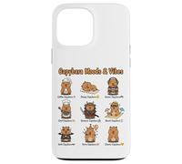 Capybara Types of World Wildlife Enthusiast Funny Animal Case for iPhone 13 Pro Max