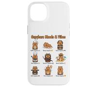 Capybara Types of World Wildlife Enthusiast Funny Animal Case for iPhone 14 Plus
