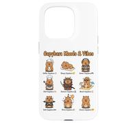Capybara Types of World Wildlife Enthusiast Funny Animal Case for iPhone 15 Pro