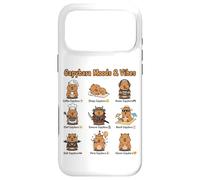 Capybara Types of World Wildlife Enthusiast Funny Animal Case for iPhone 17 Pro Max
