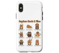 Capybara Types of World Wildlife Enthusiast Funny Animal Case for iPhone X/XS