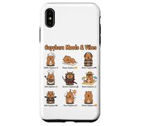 Capybara Types of World Wildlife Enthusiast Funny Animal Case for iPhone XS Max