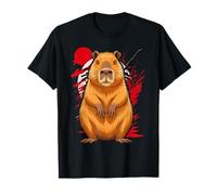 Capybara Ukiyo-e Japanese Art, Kawaii Tokyo Japan T-Shirt