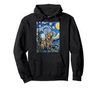 Capybara Van Gogh Starry Night Animal Art Pullover Hoodie