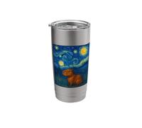 Capybara Van Gogh Starry Night Stainless Steel Insulated Tumbler