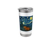 Capybara Van Gogh Starry Night Stainless Steel Insulated Tumbler