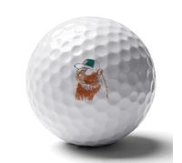 Capybara Wearing Baseball Hat Glasses Standard Golf Balls Recreation Ball Professional Gift for Boyfriend Father Husband Son