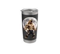 Capybara Werecapybara Alpha Funny Vintage Horror Meme Lover Stainless Steel Insulated Tumbler