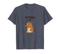 Capybara Whisperer | Cute Animal Lover Design T-Shirt, Men, Heather Blue, XXL