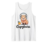 Capybara Wild Animal Forest Giant Cavy Rodent Capybaras Tank Top
