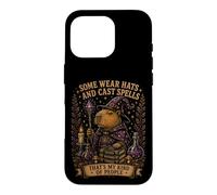 Capybara Witchcore Halloween Magic Occult Humor Case for iPhone 16 Pro